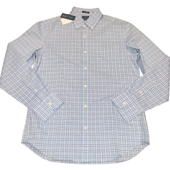 NWT J.Crew Factory Men's Sz S Slim Untucked Flex Performance Casual Shirt BE151 - Picture 1 of 7